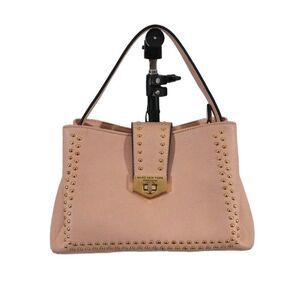 Marc New York Andrew Marc Blush Pink Satchel Handbag with Stud Detail